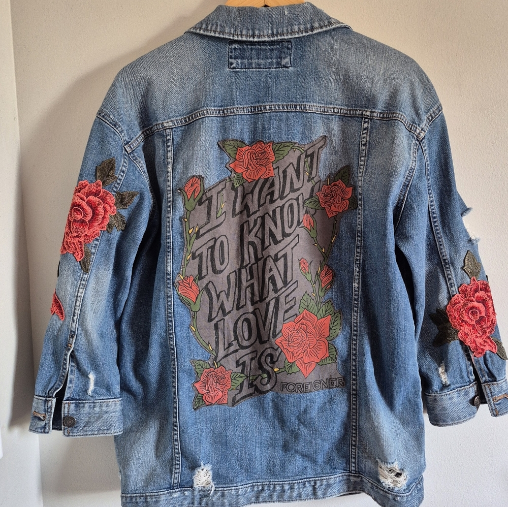 Express Upcycled Jean Jacket